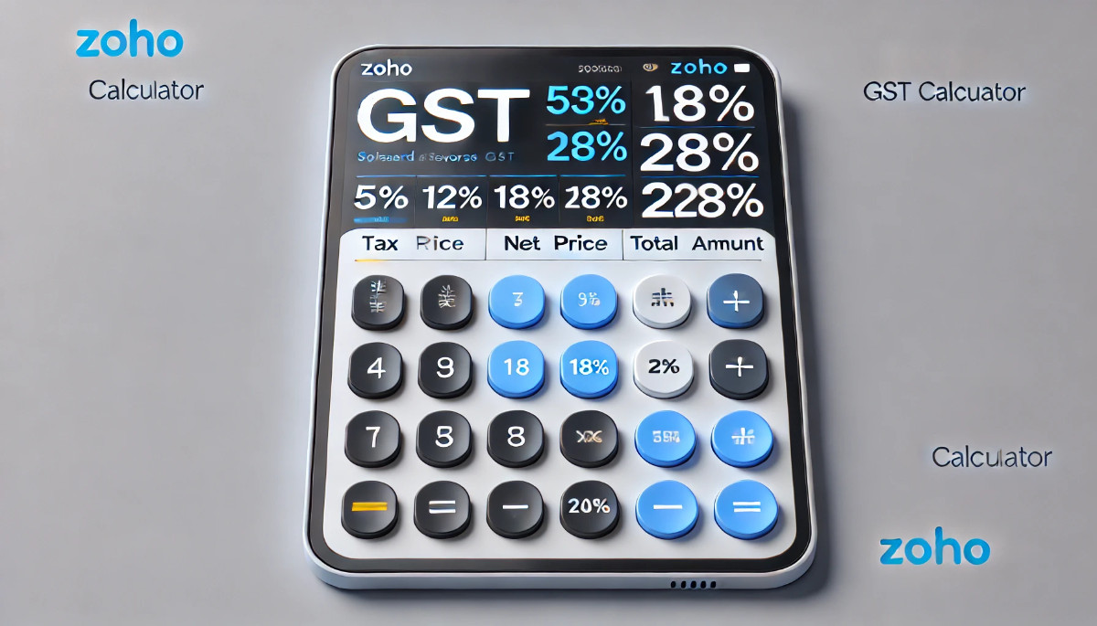 modern zoho gst calculator